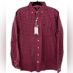 NWT Coast Pink & Blue "The Marlin Buttondown" Button‎ Down Shirt Size MEDIUM